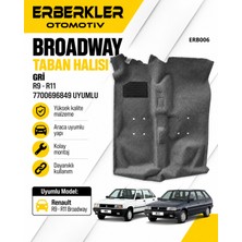 ERBERKLER Broadway Taban Halısı Gri R9 - R11 7700696849 Uyumlu