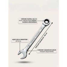Good 13 mm Cırcır Kombine Anahtar 13 mm Cırcır Anahtar