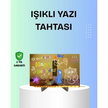 Pileli Store Yaratıcı Çizim ve Mesajlar Için LED Işıklı Renkli Tahta