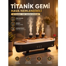 Moxti Titanic Hava Nemlendirici Kuruluğu Önlemek Için Verimli Gemi Dizaynlı Difüzör Aromaterapi Ev,ofis,hediyelik