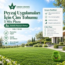 Çimag Peyzaj Uygulamaları İçin Çim Tohumu | 5 Mix Plaza - 1 KG