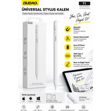 Dudao T1 Manyetik, Tüm Cihazlarla Uyumlu Universal, USB Type-C Şarjlı Hassas Stylus Kalem