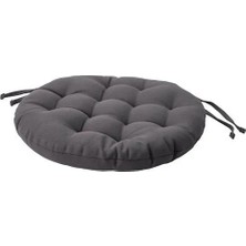 IKEA Vıppärt Sandalye Minderi , Koyu Gri, 38 cm