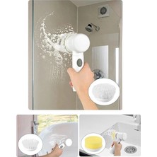 Belirtilmemiş Şarjlı Elektrikli Temizlik Fırçası Mutfak Banyo Lavabo Küvet Için Çok Amaçlı Döner Fırça