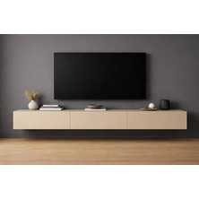 Mozide Mdf Vetro Plus Tv Ünitesi 200 cm - Kum Beji