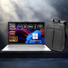 Asus Vivobook Go 15 RYZEN5-7520U 8gb 512GB Nvme SSD E1504FA-BQ1741 ATL25 15.6" WIN11PRO Notebook+Çanta