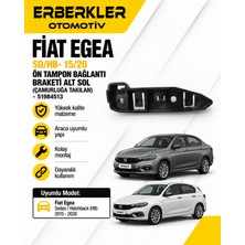 ERBERKLER Fiat Egea Sağ Ön Tampon Braketi Dış (51984512)