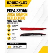 ERBERKLER Egea Sedan Arka Tampon Reflektörü Takım 51998149