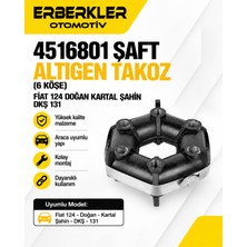 ERBERKLER 4516801 Şaft Altıgen Takoz (6 Köşe) Fıat 124 Doğan Kartal Şahin Dkş 131 MH17012-NUR