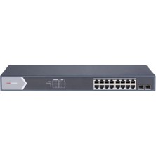 Hikvision DS-3E1518P-SI 16PORT Gigabit + 2×sfp Poe Yönetilebilir 225W Switch