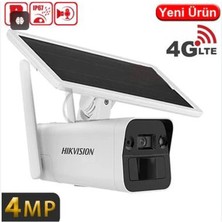Hikvision DS-2XS2T41G1-ID/4G/C05S07 1/3 Ps Cmos 4mp 4mm Solar 4g Kamera Sesli 4g Solar Kamera