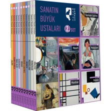 HayalPerest Kitap Sanatın Büyük Ustaları 2. Set 10 Kitap Kutulu Hayalperest Yayınevi 960 Sayfa Komisyon Yazarlı