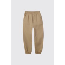 Panço Erkek Çocuk Beli Lastikli Bej Pantolon