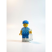 Orjinal LEGO Minifigür Cyclist