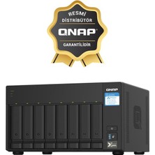 Qnap TS-832PX05 4gb 8tb+8tb 8x3.5" Disk Yuvalı Nas Server