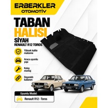 ERBERKLER Taban Halısı Siyah Renault R12 Toros