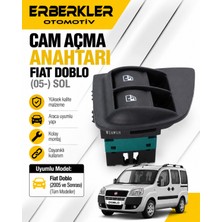 ERBERKLER Cam Açma Anahtarı Fıat Doblo (05-) Sol