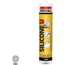 Soudal Silicone U Alüminyum Gri 280 gr 405025