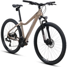 Carraro Speed 721 Hd Fren 21 Vites 27,5 Jant Dağ Bisikleti Bronz Kahverengi Gümüş 41 Kadro