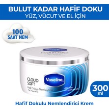 Vaseline Hafif Dokulu Nemlendirici Krem Cloud Soft 300 ml