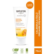 Weleda Calendula Özlü Organik Diş Macunu 75 ml Nane Yağı İçermeyen Antiseptik Etkili