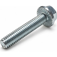 Turtle Akb (6 Köşebaşlı) Flanşlı Galvaniz Kaplı M6X30MM Cıvata 1.000 Adet