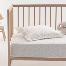 Yataş Mini Milika Bebek %100 Pamuk Çarşaf&yastık Kılıfı Seti - Pudra