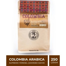 Verdi Kolombiya Arabica Supremo Yöresel Çekirdek Kahve 250 gr