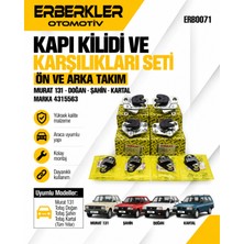 ERBERKLER Kapı Kilidi ve Karşılıkları Set Ön ve Arka Takım Murat 131 Doğan Şahin Kartal Marka 4315563