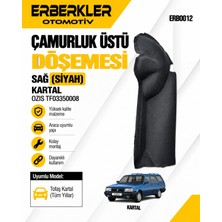 ERBERKLER Çamurluk Üstü Döşemesi Sağ Siyah Kartal Ozıs TF03350008