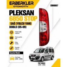 ERBERKLER Pleksan 6850 Stop Sağ Doblo (05-09)
