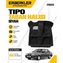 ERBERKLER Tipo Taban Halısı Siyah