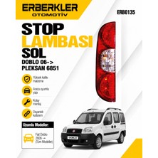 ERBERKLER Stop Lambası Ym Sol Doblo 06-> Pleksan 6851