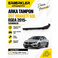 ERBERKLER 52080635 - Arka Tampon Üst Braketi Sol Egea 2015- Yerli