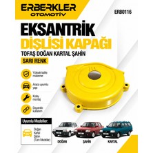 ERBERKLER Tofaş Doğan Kartal Şahin Eksantrik Dişlisi Kapağı (Sarı Renk)