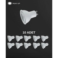 Cata CT-4215 LED Ampul 8W GU10 Duy Beyaz Işık - 10 Lu Paket