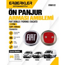 ERBERKLER Fiat Doblo/fiorino/ducato Ön Panjur Arması Amblemi 2 Pim ÇAP:120MM 735456781