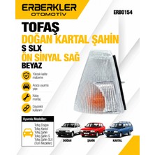 ERBERKLER Tofaş Doğan-kartal-şahin S Slx Ön Sinyal Sağ Beyaz