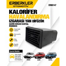 ERBERKLER Otomustafa Kalorifer Havalandırma Izgarası Yan Difüzör Şahin Doğan Kartal 85006845