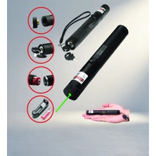 Gees Global Uzun Mesafe Yeşil Lazer Pointer 100 Mw Şarjlı Model