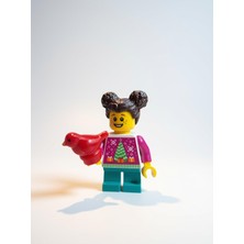 Orjinal LEGO Minifigür Christmas Sweater Girl