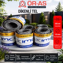 Ör-As Tel Örgü Dikenli Tel 1.5 mm Kalınlık 125 mt