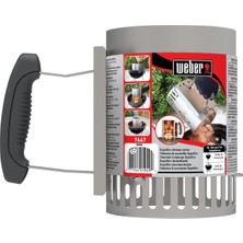 Kompakt Rapidfire Barbekü Şömine Çakmak, 15 cm | Iki Güvenlik Saplı Alüminyum Barbekü Yangın Marş Marş | Çelik Barbekü Kömür Brülörü | Weber Barbekü A