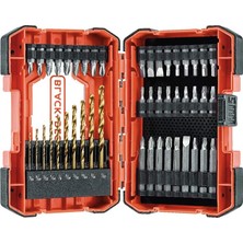 Black+Decker Matkap Ucu Seti/tornavida Ucu Seti, 46 Parça (BDA46SDDDAEV)