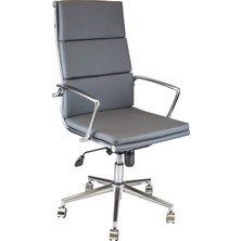 Flora Soft Yönetici Koltuğu &amp; Ergonomik Ayarlanabilir Tasarım &amp; 360 Derece Dönebilir ve Kolçaklı Dizayn Ofis Koltuğu (Antrasit)