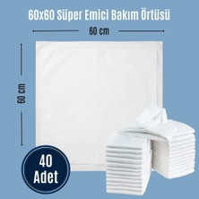 Bebek Bakım Örtüsü 60X60 cm 40 Adet (4X10) – Alt Açma, Yatak Koruyucu