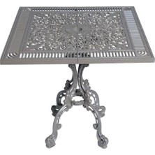Alüminyum Döküm Bahçe Masası CG604 75X75 cm Genişlik 71 cm Yükseklik