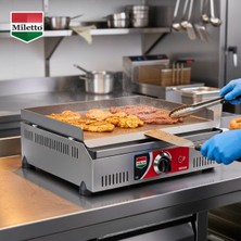 50 cm Elektrikli Sanayi Tipi Pleyt Sac Izgara Barbekü - M50