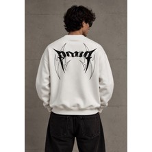 Nowa Build In Pain Oversize Black Sweatshirt