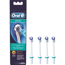 Oral-B Şarjlı Diş Fırçası Ağız Duşu Yedek Başlığı Oxyjet 4lü